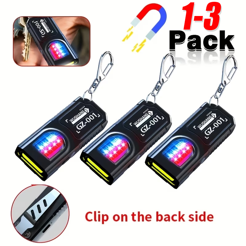 Fishing Light - ไฟฉายพวงกุญแจ LED COB ขนาดเล็กทรงพลัง ชาร์จ USB-C