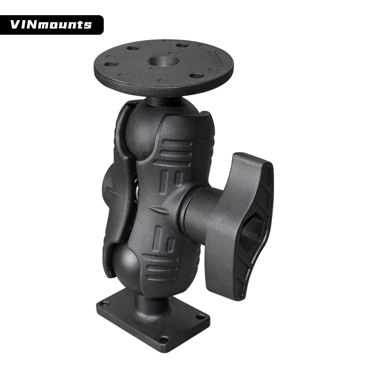 Fish Finder Mount - ขาตั้งเครื่องหาปลาแบบหนัก 2.25 นิ้ว ของ VINmounts พร้อมฐานอะลูมิเนียมรูปตัว