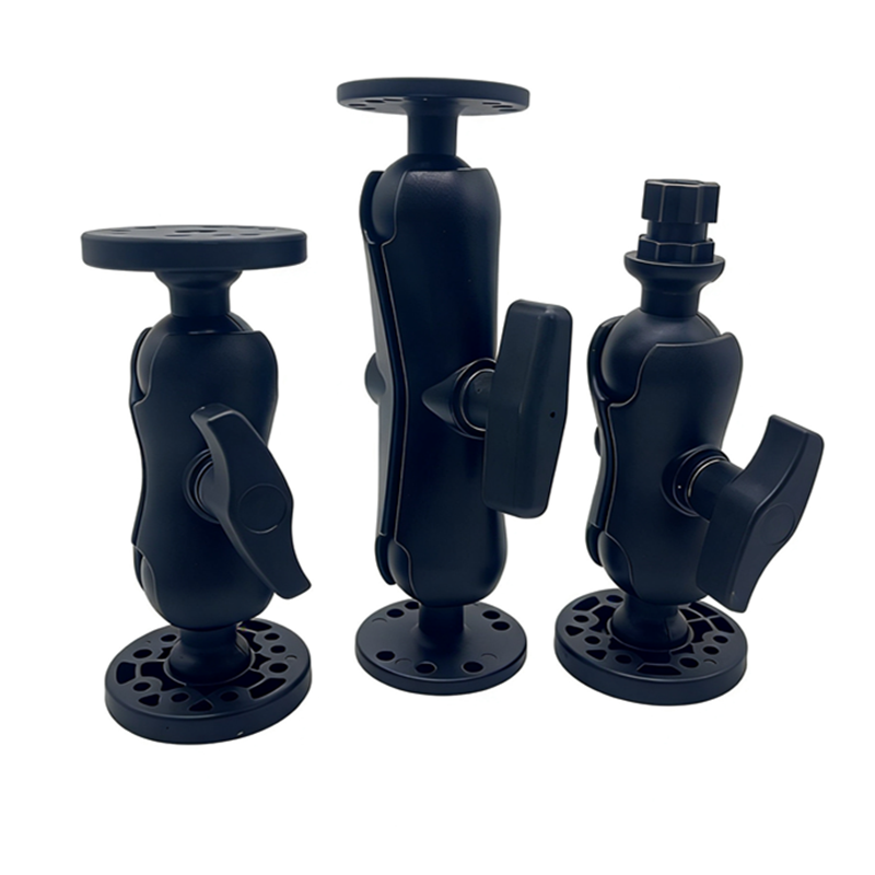 Fish Finder Mount - 1.5 นิ้ว บอลเฮด คอมโบ ที่ยึดแบบมีฐานกลมพร้อมแขนซ็อกเก็ตคู่สำหรับ Garmin