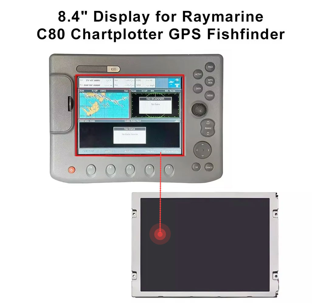 Fish Finder Gps - หน้าจอ LCD ขนาด 8.4 นิ้ว สำหรับซ่อมเครื่อง