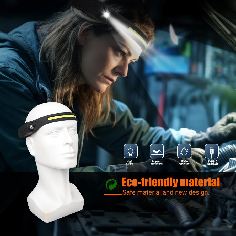 ไฟหน้าแบบชาร์จไฟได้เซ็นเซอร์ตร - Fishing Light บทวิจารณ์และราคา