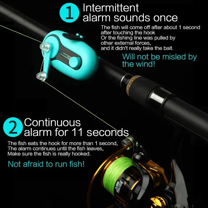 สัญญาณเตือนการตกปลาแบบอิเล็กทร - Bite Alarm บทวิจารณ์และราคา
