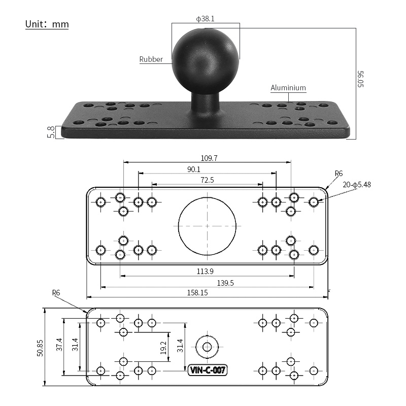 VINmounts ขายึดเครื่องหาปลาแบบ - Fish Finder Mount บทวิจารณ์และราคา